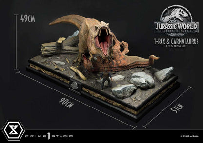 Jurassic World Fallen Kingdom T-Rex & Carnotaurus Deluxe Version 49cm