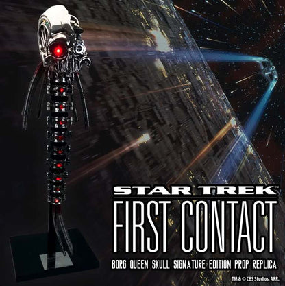 Star Trek First Contact Borg Queen Skull Limited Prop 90cm