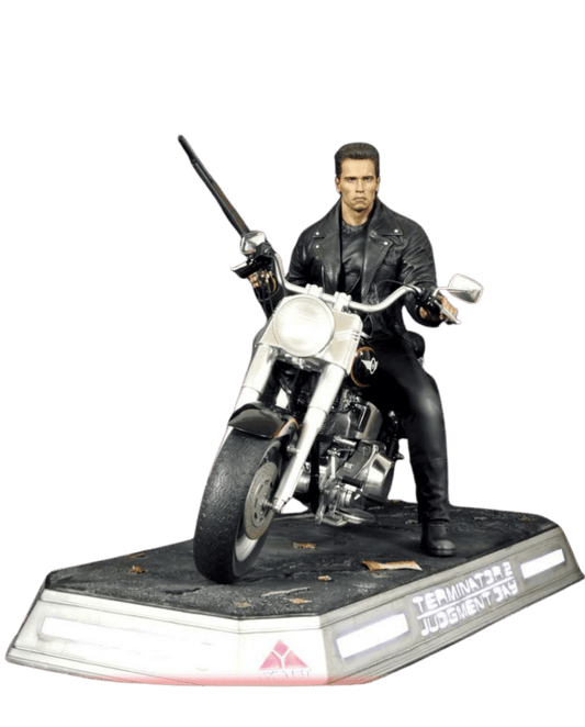 Terminator T-800 On Motorcycle Ltd Signature Edition Statue