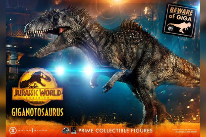 Jurassic World Dominion Giganotosaurus Statue